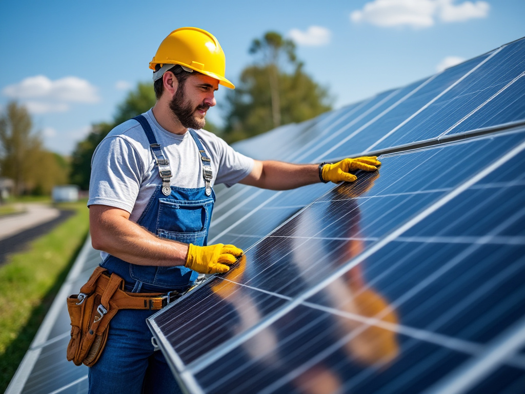 Investalación de paneles solares en Cartagena