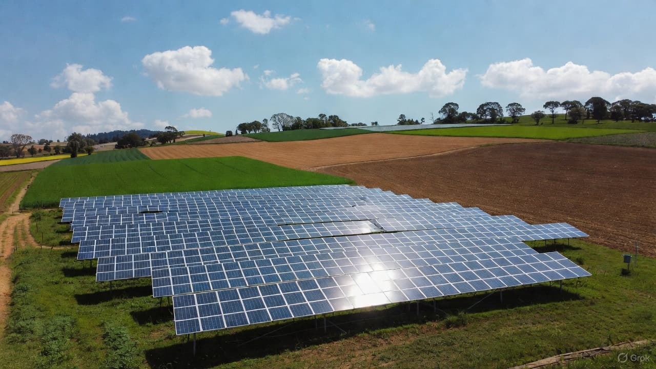Panel solar sector agricola