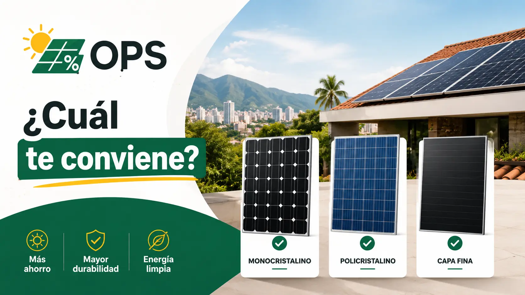 Cual es el mejor panel solar para mi casa en Colombia